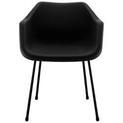 Robin Day Polypropylene Armchair Dark Grey